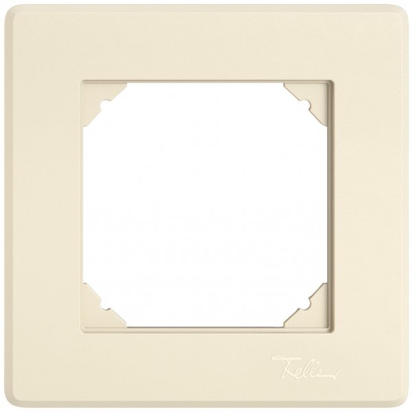 Cadre de recouvrement ENC EDIZIO.liv SNAPFIX® 1×1 96×96mm cr 