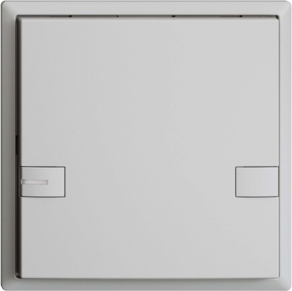 Poussoir ENC KNX 1× EDIZIOdue colore gris clair RGB avec LED 