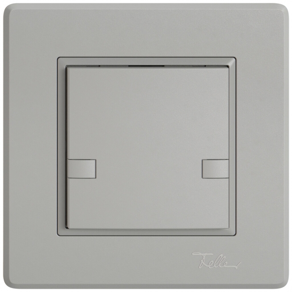 Poussoir universel ENC EDIZIO.liv UNI SNAPFIX® 5…48V s.LED 1× comm.2T grc 