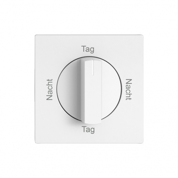 Montageset EDIZIO.liv SNAPFIX® f.Drehschalter m.Griff Nacht-Tag-Nacht-Tag ws 