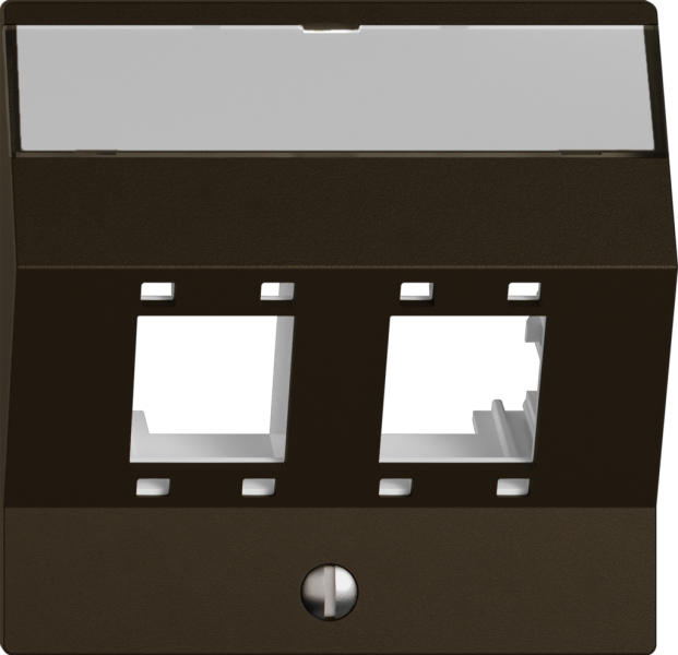 Kit di montaggio EDIZIO.liv SNAPFIX® per freenet cat.5e/6 2× ma 