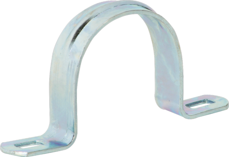 Bride acier 2 vis M40 zing. 