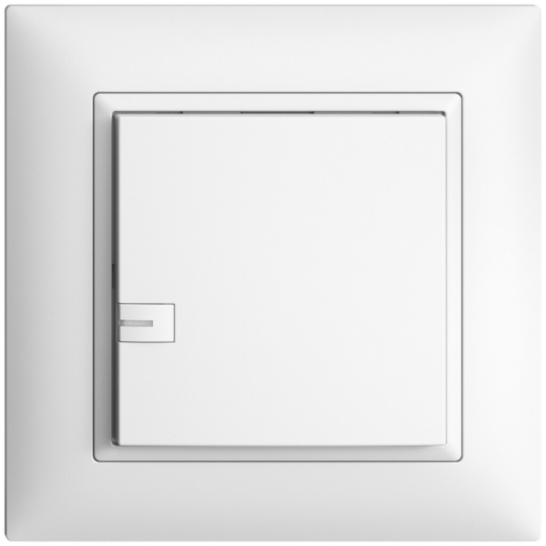 Pulsante INC KNX 1×EDIZIOdue bianco RGB con LED 