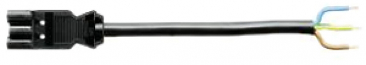 Conduite Wieland 3P L=3m noir, avec 1 fiche GST 18i3 K1-S 1.5 
