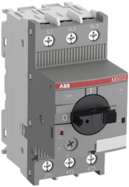 Salvamotore ABB MS132, 12.5kW AC-3, 20…25A, a vite 
