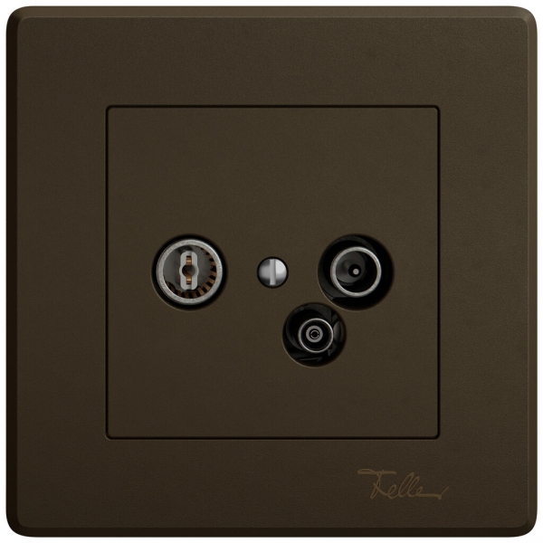 UP-Antennendose TV-R-Daten EDIZIO.liv SNAPFIX® 15dB br 