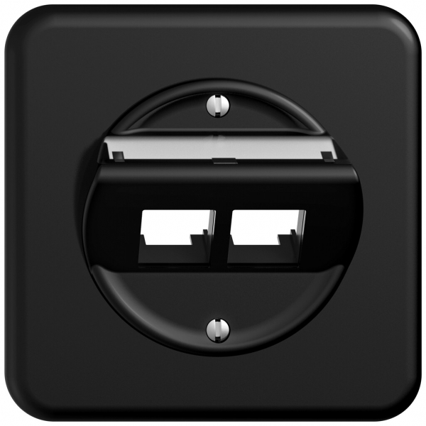 Kit di montaggio INC STANDARDdue EASYNET S-One SNAPFIX® inclinato per 2×RJ45 ne 