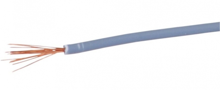 T-Litze 0.5mm² grau Eca, Spule à 200m 