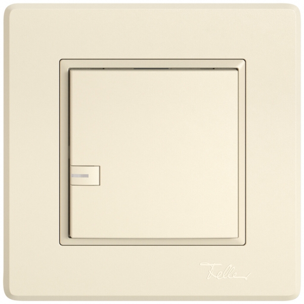 Poussoir KNX RGB ENC EDIZIO.liv SNAPFIX® capteur temp.RGB-LED 1× comm.1T cr 