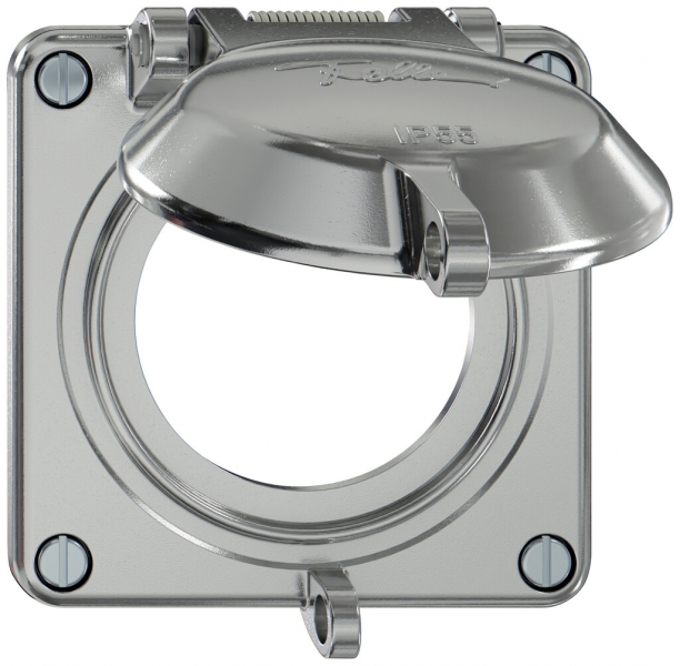 Partie supérieure ELEMENT SNAPFIX® avec clapet verrouillable Ø53mm alu 