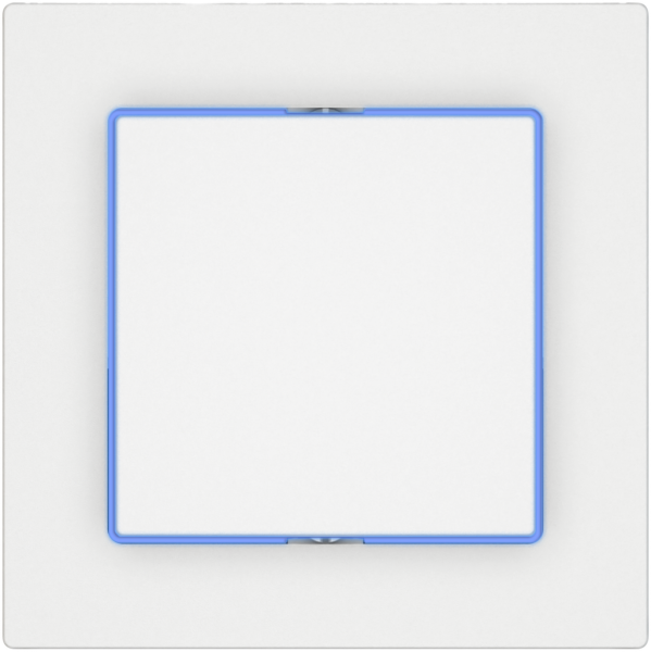 Leuchtdruckschalter EDIZIO.liv SNAPFIX® 6/1L Seitenlinse KS blau ws 