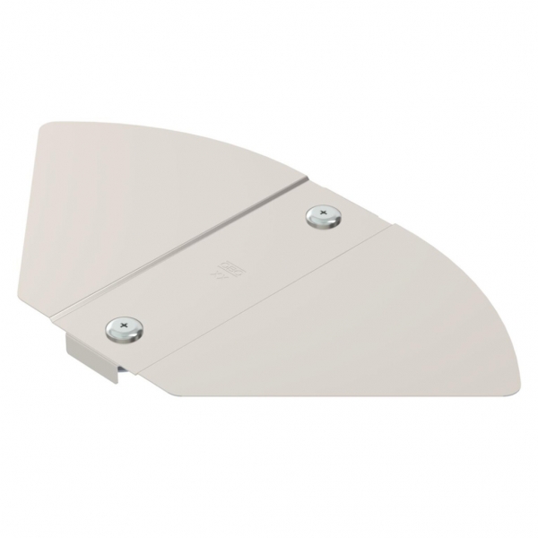 Couvercle BET RBD W p.coude réglable 200mm acier fin A4 brut 