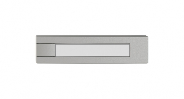 Poussoir 1/4 EDIZIO.liv SNAPFIX® p.KNX&UNI s.LED a.étiquette comm.1touch.grc 