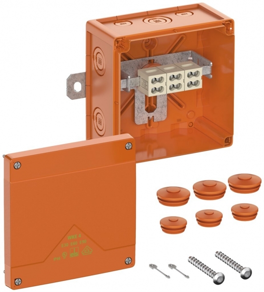Scatola di derivazione AP Spelsberg WKE 4 Duo 3×10mm² E90 150×150×85mm IP66 ar 