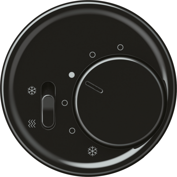 Termostato ambiente origin interr.caldo/freddo 230VAC 5…30°C 10A nero 