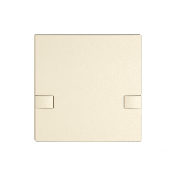 Poussoir 1/1 EDIZIO.liv KNX et UNI a.SNAPFIX® sans LED commande à 2 touches cr 