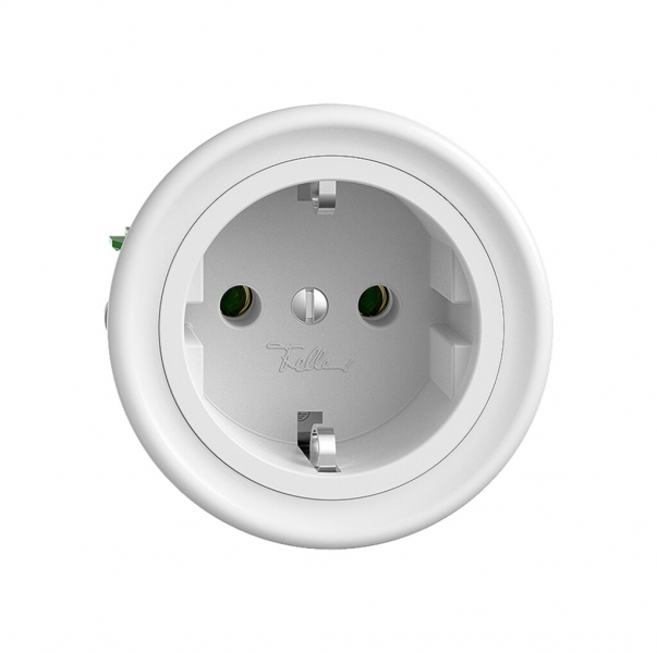 Prise Feller STANDARDdue Schuko 16A 230V Ø 60mm blanc 