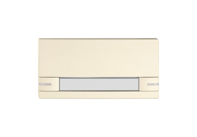 Pulsante 1/2 EDIZIO.liv SNAPFIX® p.KNX&UNI c.LED c.targ.comando 2 tasti cr 