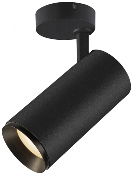 Spot LED SLV NUMINOS SPOT L PHASE 28W 2400lm 3000K 60° Ø100×213mm noir 