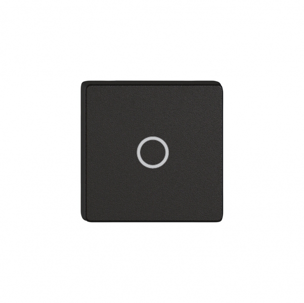 Pulsante 1/4 EDIZIO.liv Wiser con SNAPFIX® con simbolo O (OFF) ne 