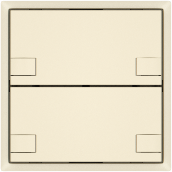 KNX-Taster RGB EDIZIO.liv SNAPFIX® Temperaturfüh.o.LED 2×Taste 2-Tbed.cr 