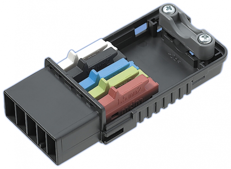 Fiche R&M Cable-Outlet 5L 400V 16A pour TT 5×1.5mm² 