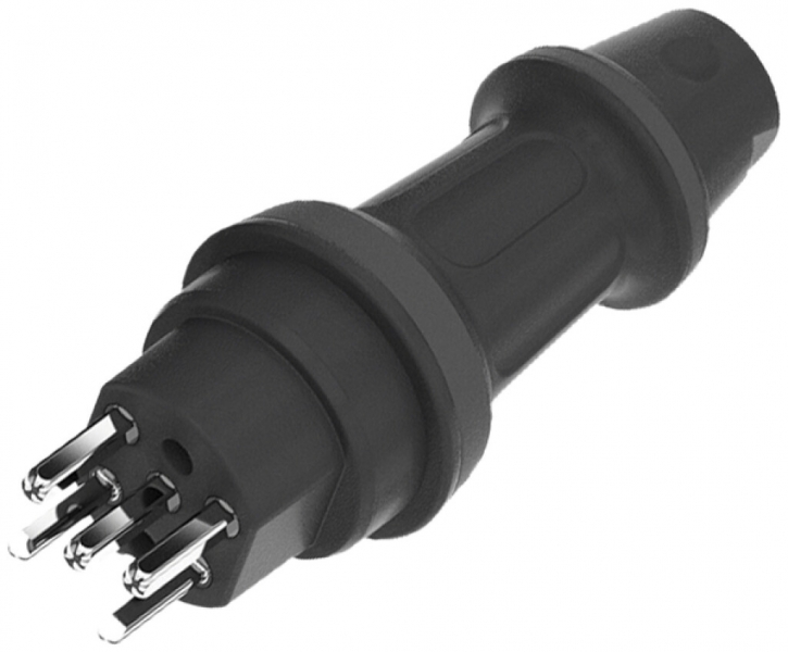 Fiche mobile TH55 T25 MH, IP55, 16A 250/440V, pour câble Ø 6…14mm, no-an 