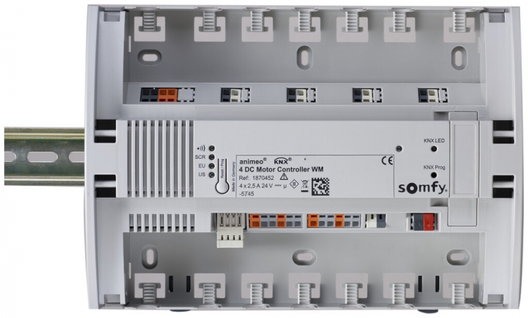 Attuatore di persiana AP Somfy animeo KNX 4 DC MotorController WM 24V 