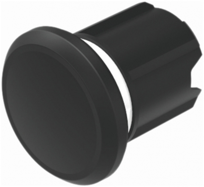 Obturateur p.élément de commande & signalisation EAO45 22.5mm noir 