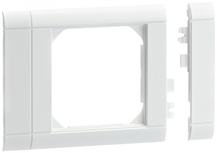Rahmenblende Tehalit CH modular halogenfrei, 80mm, weiss 