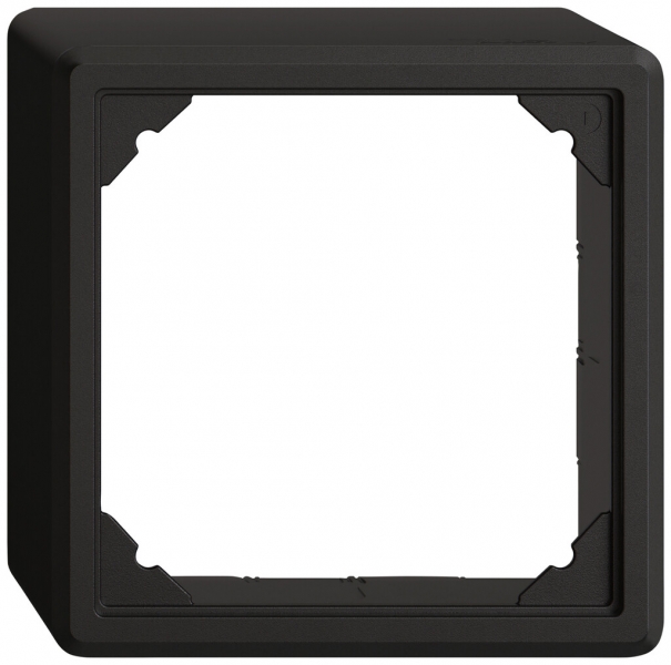 Capot AP EDIZIO.liv SNAPFIX® pour appareils GX noir 
