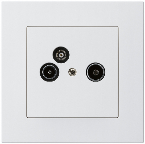 Prise pour antenne ENC R/TV/données kallysto.pro 2GHz 19db blanc 