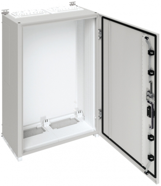 Armadio murale Hager univers con porta piena CP II IP55 950×550×275mm RAL 7035 