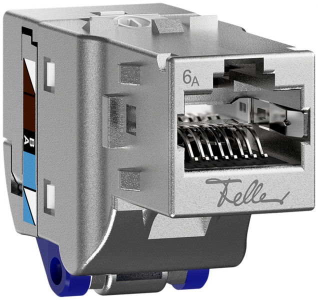 Module de raccordement Feller EASYNET S-One RJ45 cat.6A blindé 