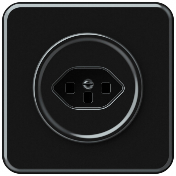 Presa INC origin 1×tipo 23 16A 230V 92×92mm nero 