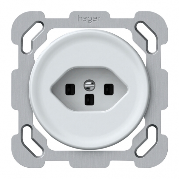 UP-Steckdose origin 1×Typ 23 16A 230V 77×77mm weiss 