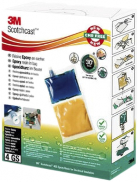Résine à deux composants 3M Scotchcast 4 GS A, 90ml 