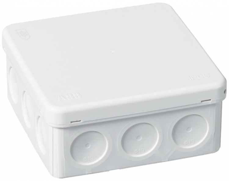 Scatola di derivazione AP ELTAG ABB AP10 100×100×45mm IP65 bianco 