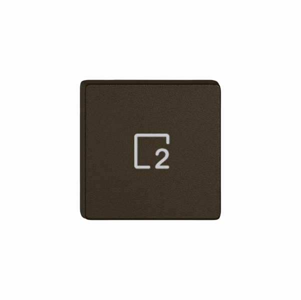 Taste 1/4 EDIZIO.liv Wiser mit SNAPFIX® mit Symbol Szene 2 br 