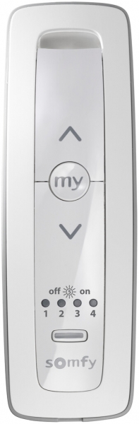 Télécommande RF Somfy SITUO 5 Soliris RTS Pure, 5-canal, blanc 