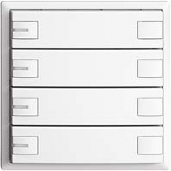 Poussoir KNX RGB EDUE, 250mW, a.LED RGB, 4×poussoir, comm.2×touches, bc 
