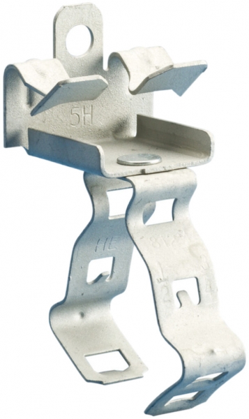 Crampon Caddy EM-M pour tube Ø 18…30mm rebord 14…20mm, acier à ressort ARMOUR 