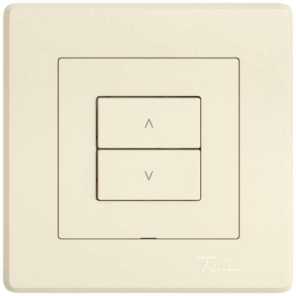 Interruttore tapparelle INC EDIZIO.liv Wiser SNAPFIX® 2 tasti WLAN cr 