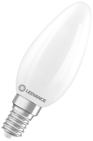LED-Lampe LEDVANCE CLASSIC B E14 3.4W 470lm 827 DIM B10.5 mattiert Ø35×97mm 