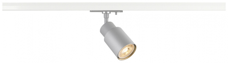 Spot SLV PURI 2.0 Tube GU10 1×6W VAR AD1PH Ø55mm gris 