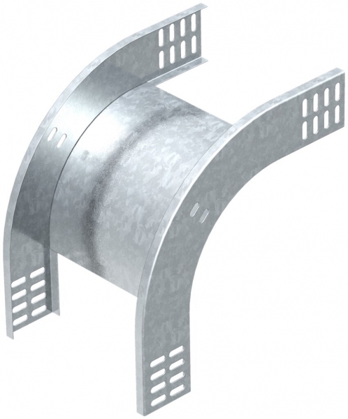 Gomito esterno Bettermann verticale 90° 60×200mm zincato a caldo a immersione 