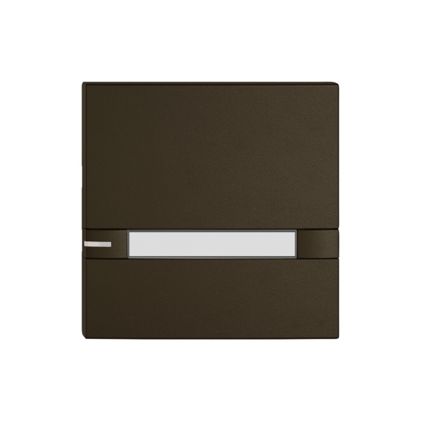 Pulsante 1/1 EDIZIO.liv SNAPFIX® p.KNX&UNI c.LED c.targ.comando 2 tasti ma 