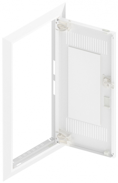 Porta media con cornice SE Pragma bianco per 1parte/4file 