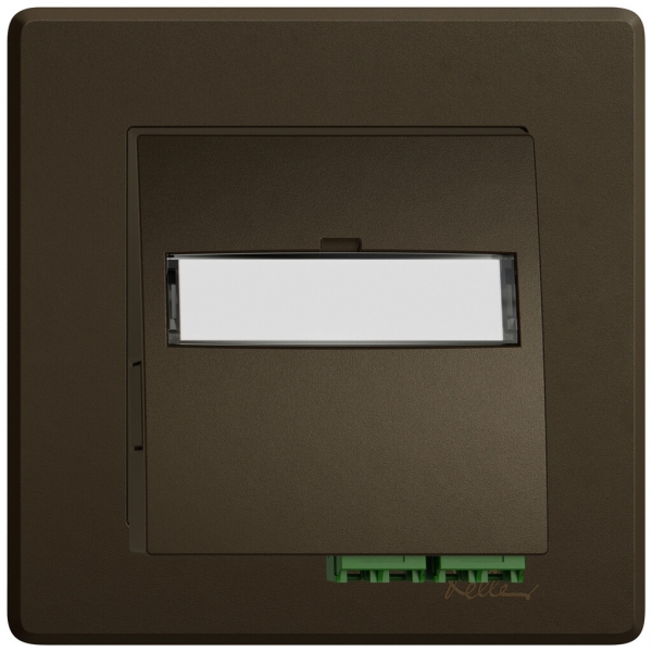 Prise FTTH ENC EDIZIO.liv SNAPFIX® LC APC Diamond F-3000 2 connecteurs br 