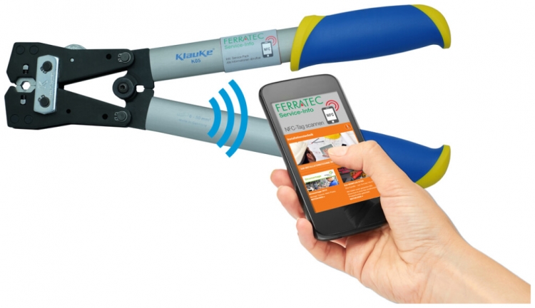Outil de sertissage Ferratec K05NFC 6…50mm² 390mm 